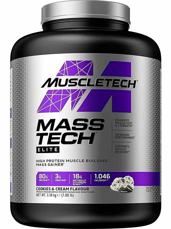 1-Mass-Tech Elite, Cookies & Cream - 3180 grams 1