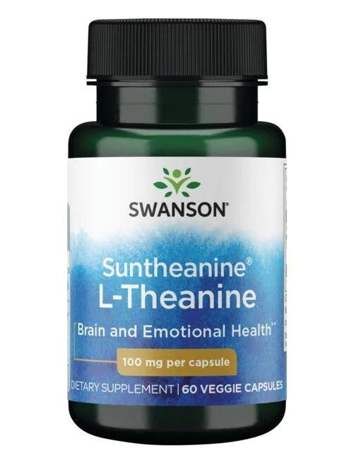 1-Suntheanine L-Theanine, 100mg - 60 vcaps 1