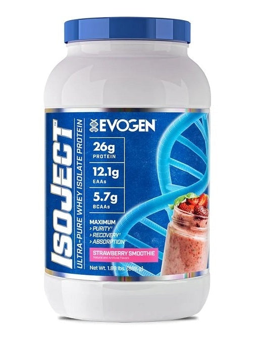 1-IsoJect, Strawberry Smoothie (EAN 817189029131) - 858 grams 1
