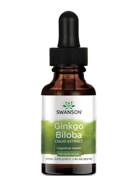 1-Ginkgo Biloba Liquid Extract, 250mg - 29 ml. 1