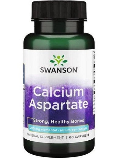 1-Calcium Aspartate, 200mg Elemental Calcium - 60 caps 1