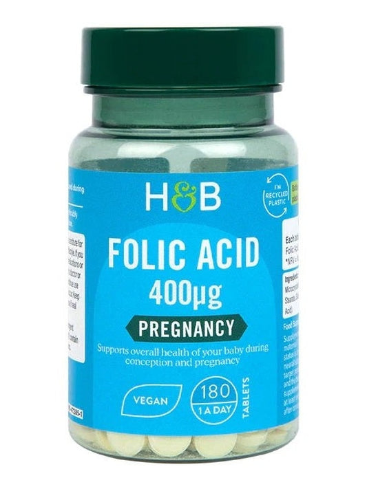 1-Folic Acid, 400mcg - 180 tablets 1