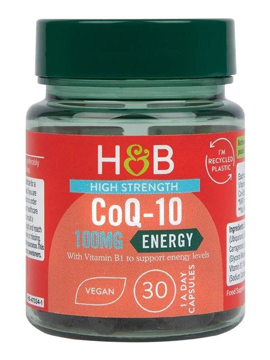 1-High Strength CoQ-10, 100mg - 30 vcaps 1