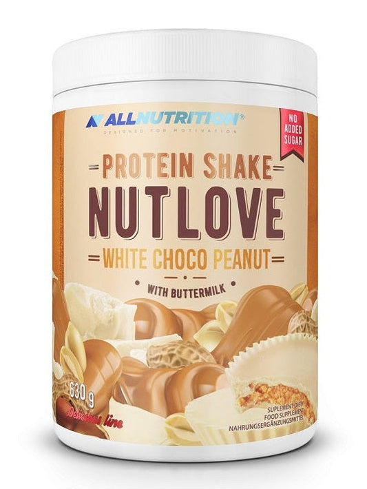 1-Nutlove Protein Shake, White Choco Peanut - 630 grams 1