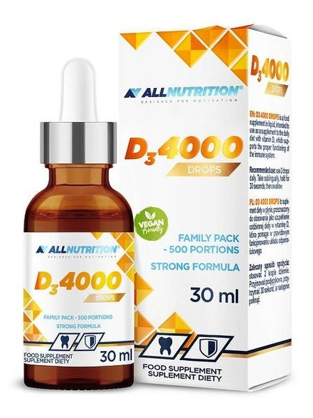 1-Vit D3 4000 Drops - 30 ml. 1