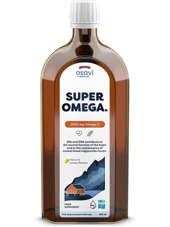 1-Super Omega, 2900mg Omega 3 (Lemon) - 500 ml. 1
