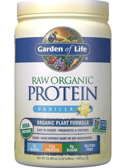 1-Raw Protein, Vanilla - 620 grams 1