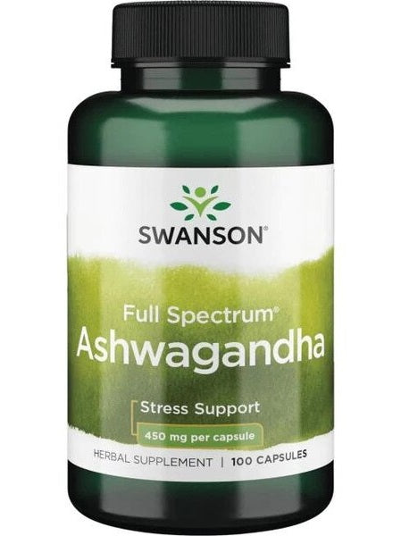 1-Full Spectrum Ashwagandha, 450mg - 100 caps 1