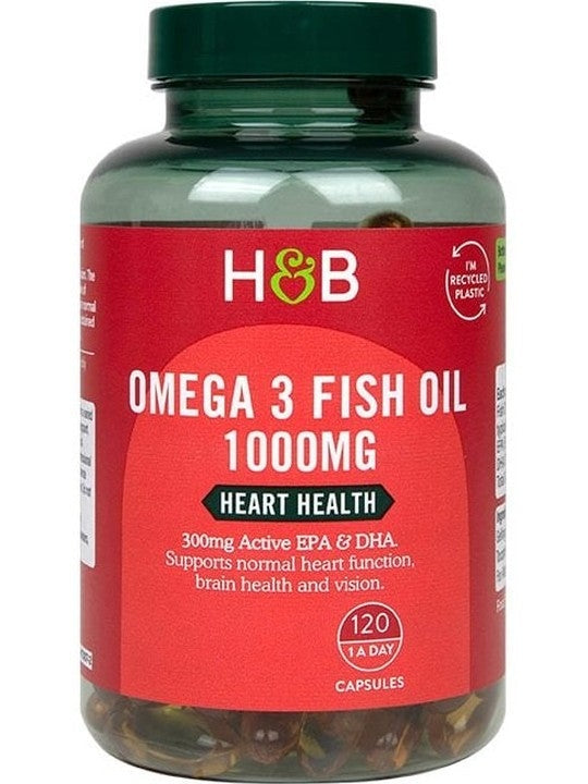 1-Omega 3 Fish Oil, 1000mg - 120 caps 1