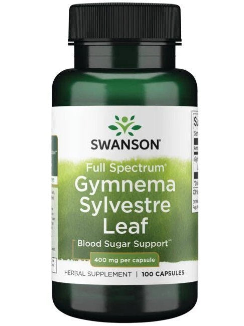 1-Full Spectrum Gymnema Sylvestre Leaf, 400mg - 100 caps 1