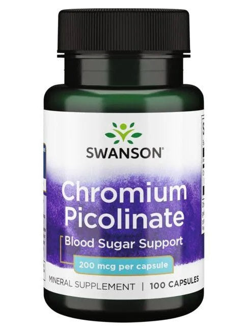 1-Chromium Picolinate, 200mcg - 100 caps 1