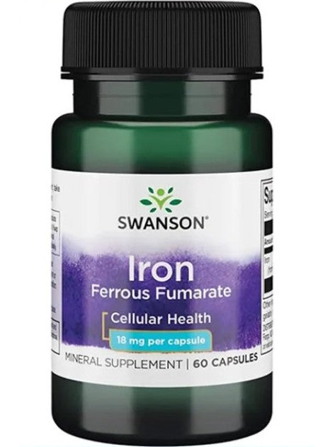 1-Iron (Ferrous Fumarate), 18mg - 60 caps 1