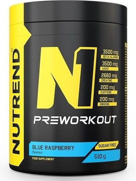 1-N1 Pre-Workout, Blue Raspberry - 510 grams 1