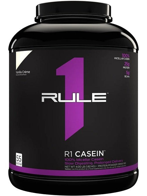 1-R1 Casein, Vanilla Creme - 1820 grams 1