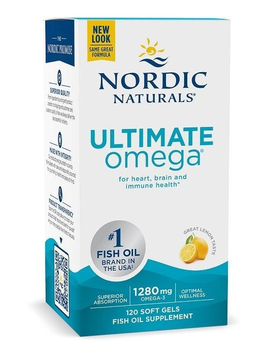 1-Ultimate Omega, 1280mg Lemon (EAN 768990027901) - 120 softgels 1