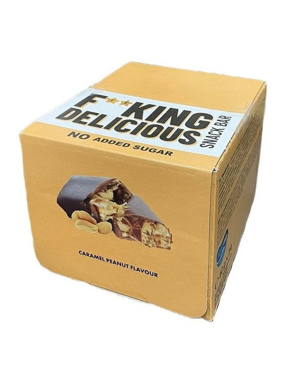 1-Fitking Delicious Snack Bar, Caramel Peanut - 24 x 40g 1