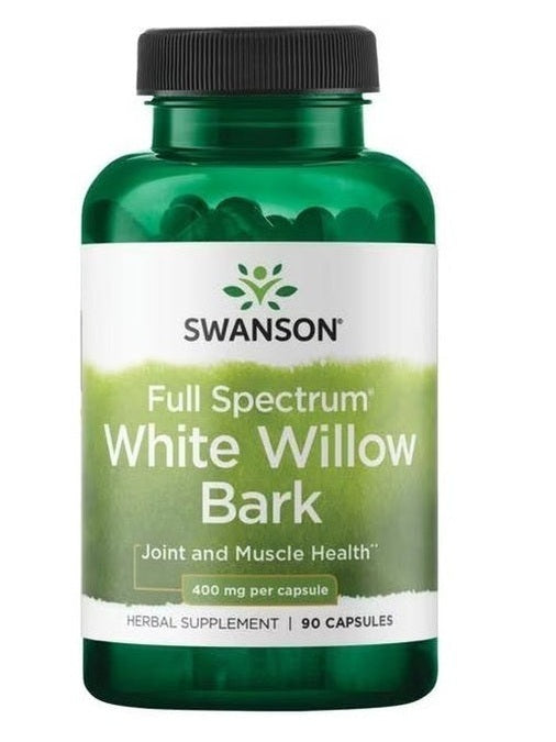 1-Full Spectrum White Willow Bark, 400mg - 90 caps 1