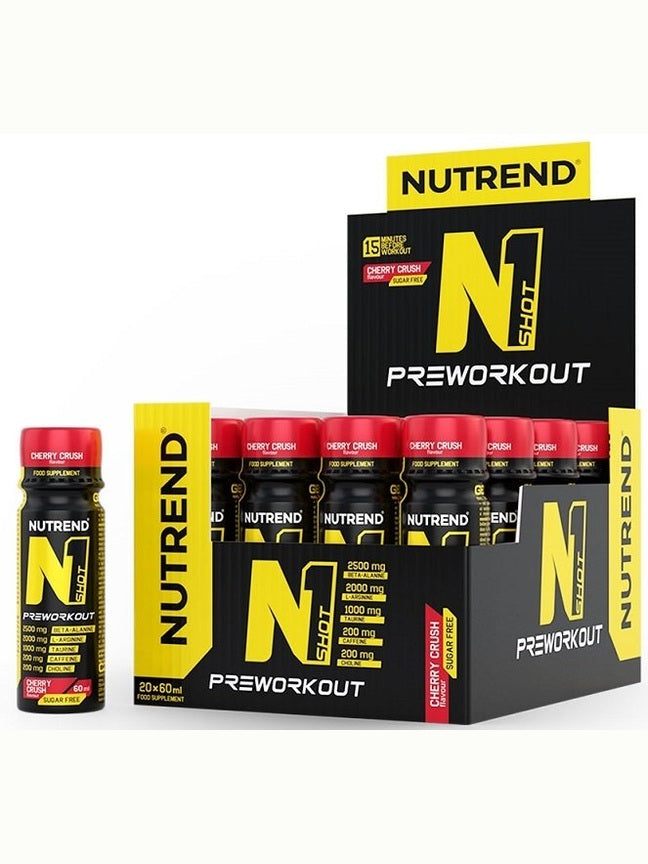 1-N1 Shot, Cherry Crush - 20 x 60 ml. 1