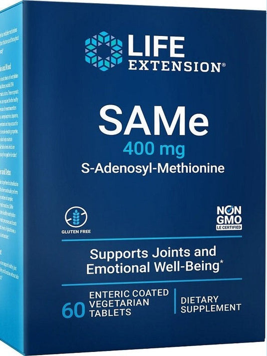 1-SAMe S-Adenosyl-Methionine, 400mg - 60 enteric coated tabs 1
