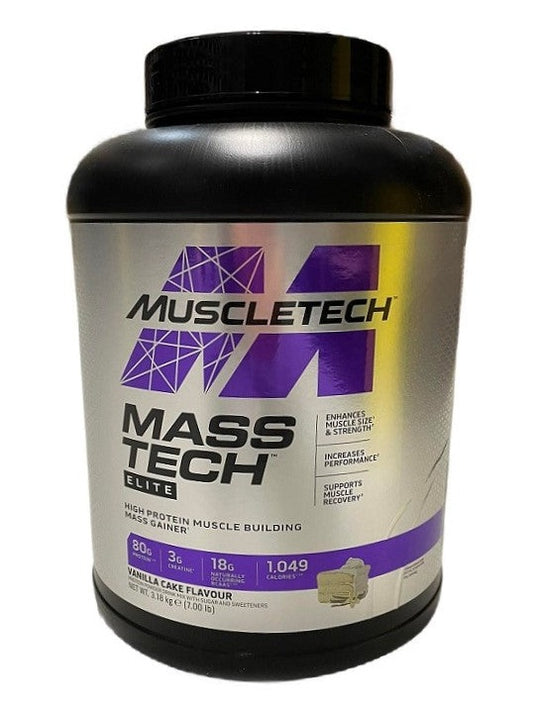1-Mass-Tech Elite, Vanilla Cake - 3180 grams 1
