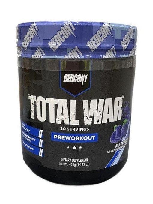 1-Total War - Preworkout, Blue Raspberry - 420 grams 1