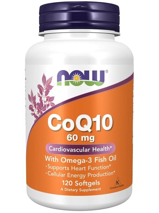 1-CoQ10 with Omega-3, 60mg - 120 softgels 1