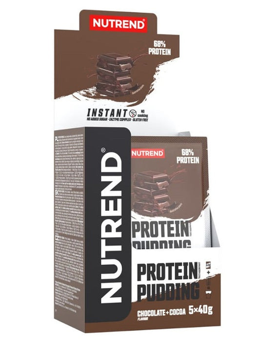 1-Protein Pudding, Chocolate + Cocoa - 5 x 40g 1