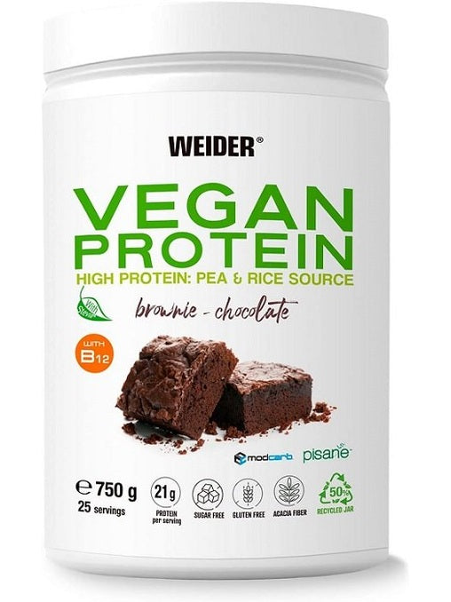 1-Vegan Protein, Brownie Chocolate - 750 grams 1