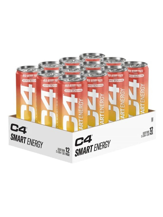 1-C4 Smart Energy, Red Berry Yuzu - 12 x 330 ml. 1