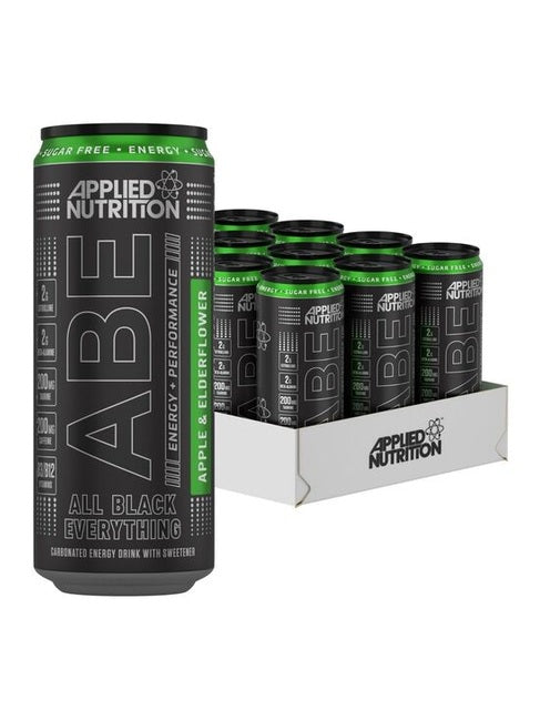 1-ABE Energy + Performance Cans, Apple & Elderflower - 12 x 330 ml. 1