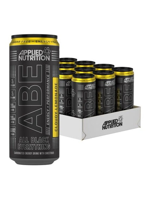 1-ABE Energy + Performance Cans, Cloudy Lemonade - 12 x 330 ml. 1