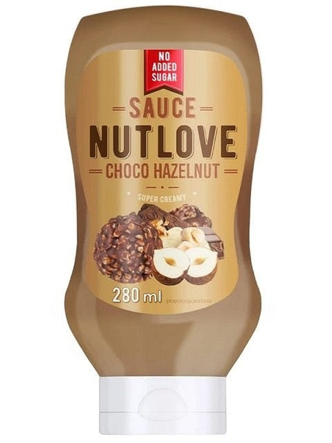 1-Nutlove Sauce, Choco Hazelnut - 280 ml. 1