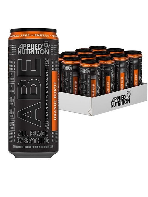 1-ABE Energy + Performance Cans, Orange Burst - 12 x 330 ml. 1