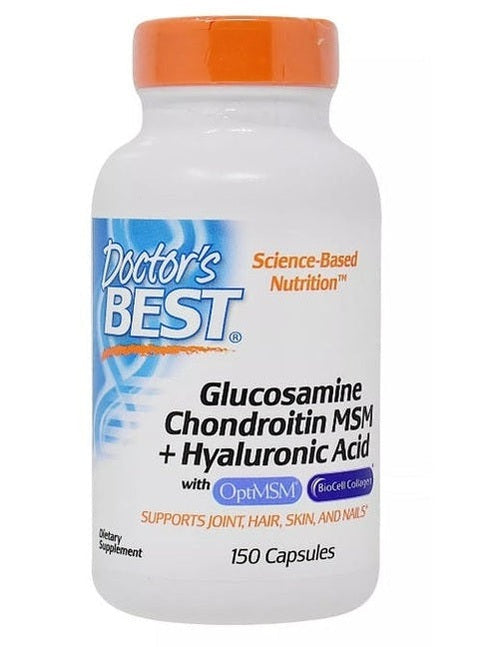 1-Glucosamine Chondroitin MSM + Hyaluronic Acid - 150 caps 1