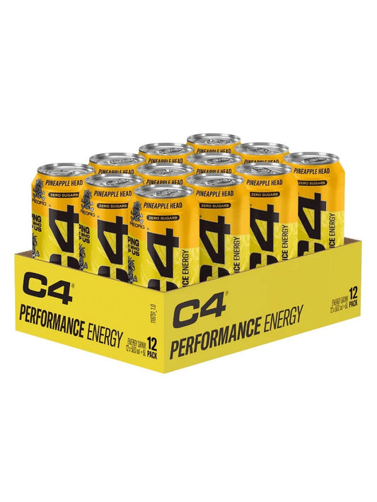 1-C4 Performance Energy, Pineapple Head - 12 x 500 ml. 1