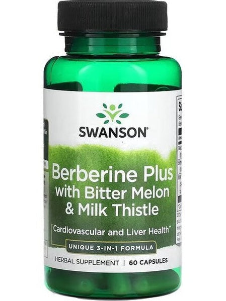 1-Berberine Plus with Bitter Melon & Milk Thistle - 60 caps 1