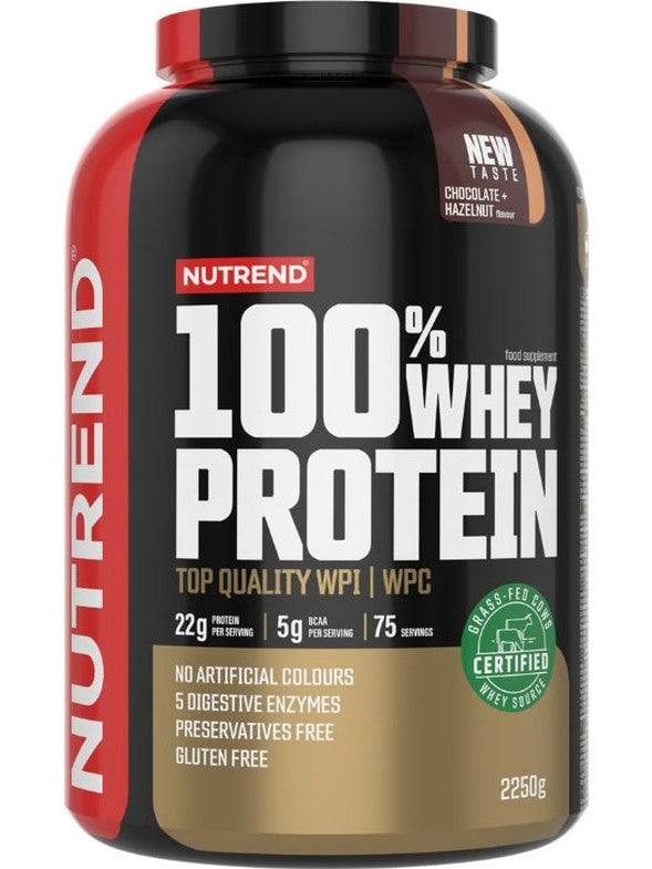 1-100% Whey Protein, Chocolate & Hazelnut - 2250 grams 1