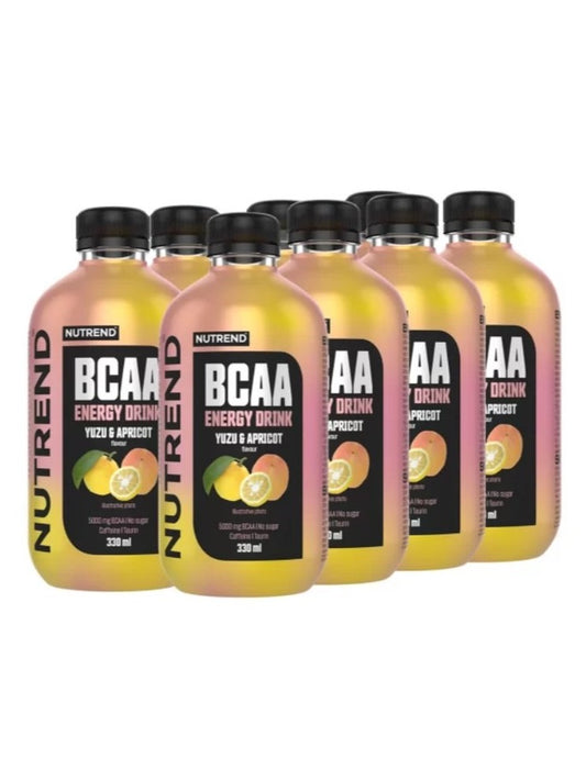 1-BCAA Energy Drink, Yuzu & Apricot - 8 x 330 ml. 1