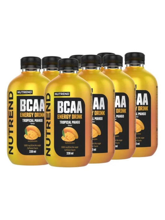 1-BCAA Energy Drink, Tropical Mango - 8 x 330 ml. 1