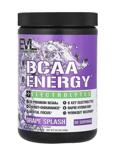 1-BCAA Energy + Electrolytes, Grape Splash - 345 grams 1