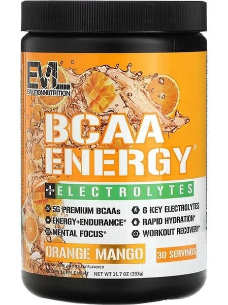 1-BCAA Energy + Electrolytes, Orange Mango - 333 grams 1