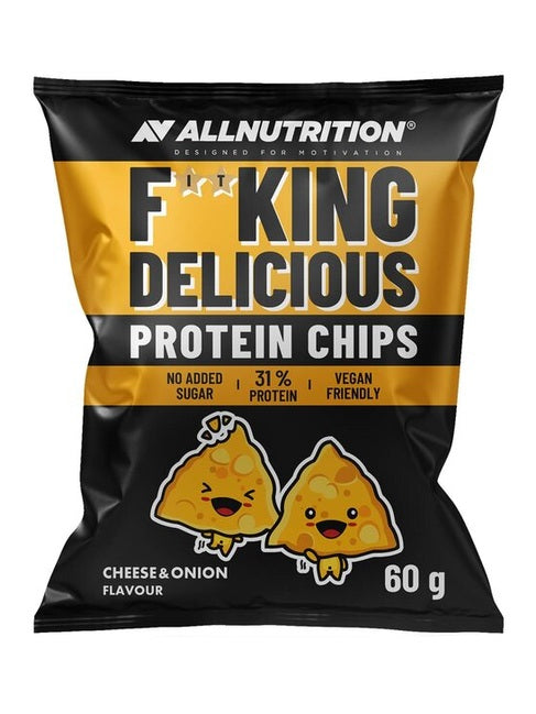 1-Fitking Delicious Protein Chips, Cheese and Onion - 60 grams 1