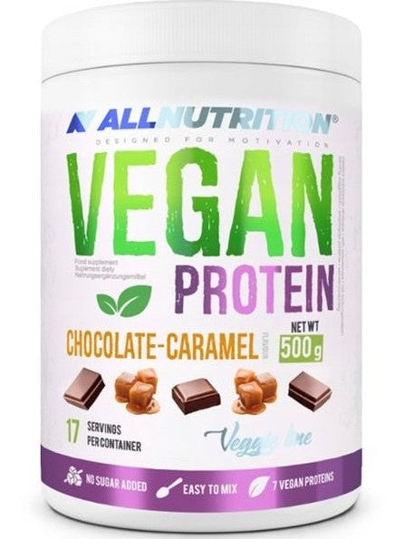 1-Vegan Protein, Chocolate Caramel - 500 grams 1
