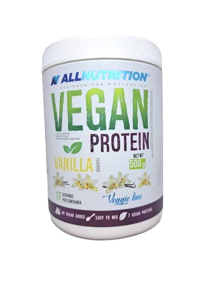 1-Vegan Protein, Vanilla - 500 grams 1