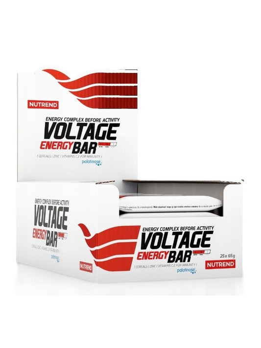 1-Voltage Energy Bar with Caffeine, Dark Chocolate - 25 x 65g 1
