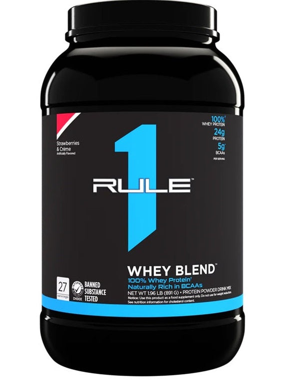 1-R1 Whey Blend, Strawberries & Creme - 891 grams 1