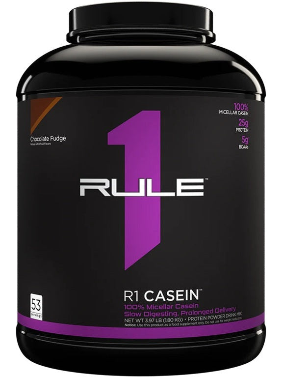 1-R1 Casein, Chocolate Fudge - 1800 grams 1