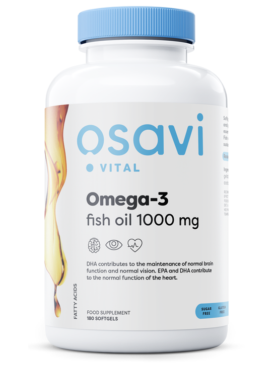 1-Omega-3 Fish Oil Molecularly Distilled, 1000mg - 180 softgels 1