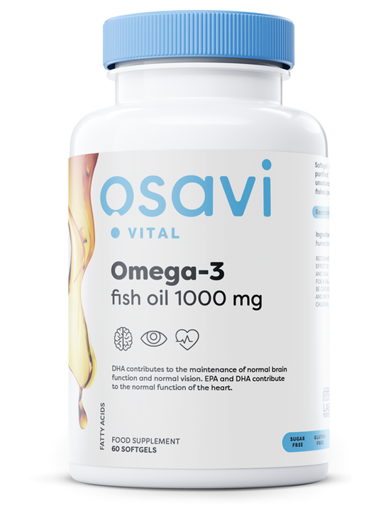 1-Omega-3 Fish Oil Molecularly Distilled, 1000mg - 60 softgels 1