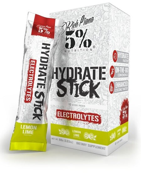 1-Hydrate - Legendary Series Stick Packs, Lemon Lime - 10 x 9g 1